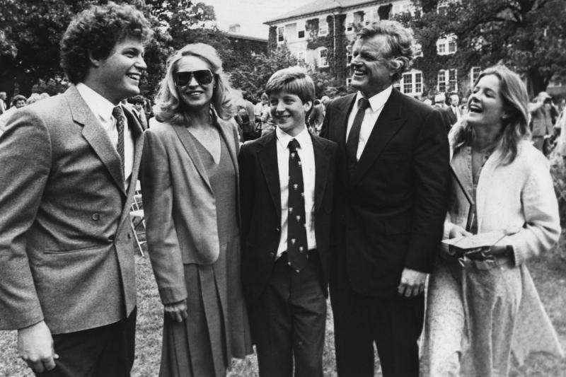 ted kennedy family. Sen. Edward M. Kennedy and his
