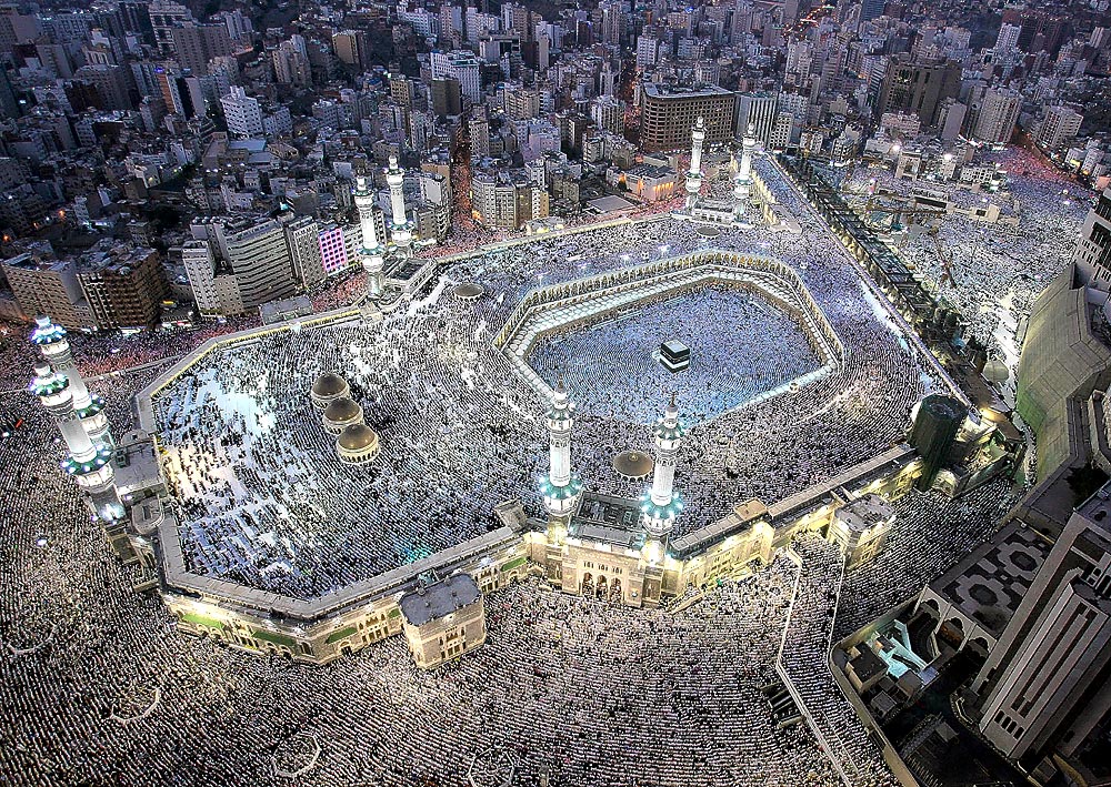 Grand Mosque of Mecca. Due to the fear of a death threat in the form of a 
