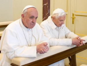 Pope Francis and Pope Emeritus