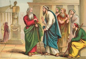 Paul rebuking Peter