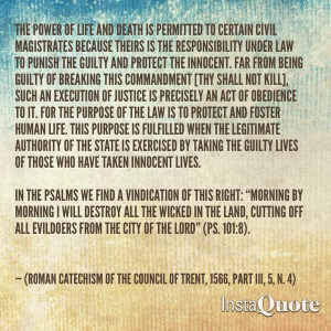 Council of Trent-Death Penalty