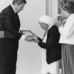 June 20, 1985:  Medal of Freedom for the Saint of the Gutters