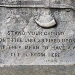 April 19, 1775:  Embattled Farmers