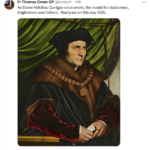 July 6, 1535:  Martyrdom of Saint Thomas More