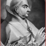Saint of the Day Quote:  Pope Saint Martin I