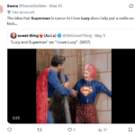 Lucy and Superman